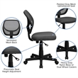 Pemberly Row Mid-Back Gray Mesh Task and Computer Office Chair