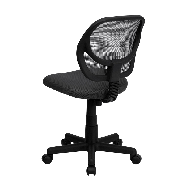 Pemberly Row Mid-Back Gray Mesh Task and Computer Office Chair
