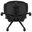 Pemberly Row Contemporary Mid-Back Mesh Office Chair in Black