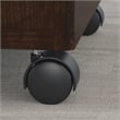 Pemberly Row U Shaped Desk w/ Hutch & Storage in Mocha Cherry -Engineered Wood