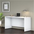 Pemberly Row 60W x 24D Credenza Desk in White - Engineered Wood