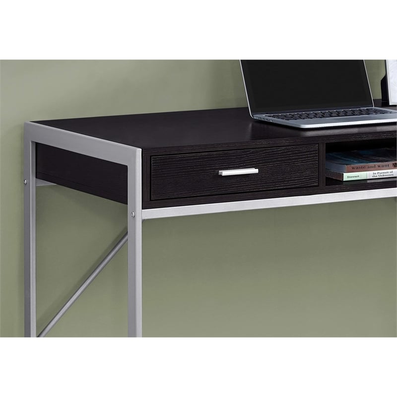 Pemberly Row Computer Desk Home Office Laptop Storage Drawers 48