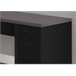 Pemberly Row Computer Desk Home Office Corner L Shape Work Laptop Laminate Black
