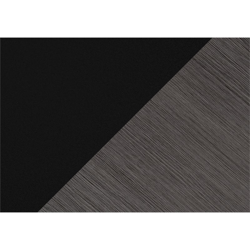 Pemberly Row Computer Desk Home Office Corner L Shape Work Laptop Laminate Black