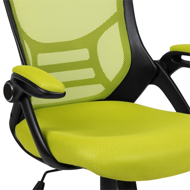 Pemberly Row High-Back Ergonomic Mesh Office Swivel Chair in Green