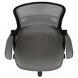 Pemberly Row High-Back Ergonomic Mesh Office Swivel Chair in Light Gray