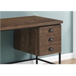 Pemberly Row Computer Desk Home Office Laptop Storage Drawers 55