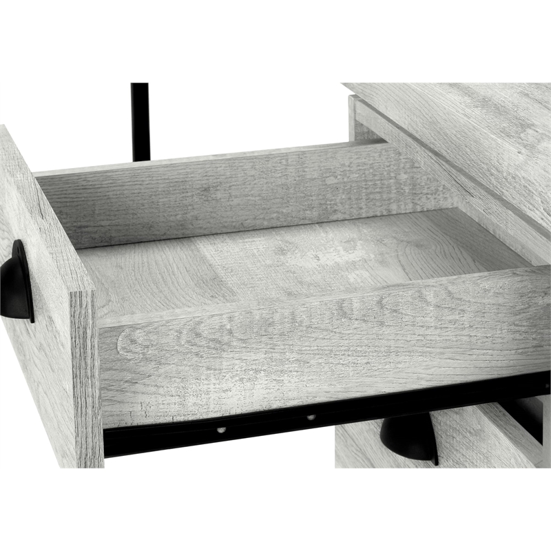 Pemberly Row Computer Desk Home Office Laptop Storage Drawers 55