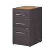 Pemberly Row 16W 3 Drawer File Cabinet in Storm Gray - Engineered Wood
