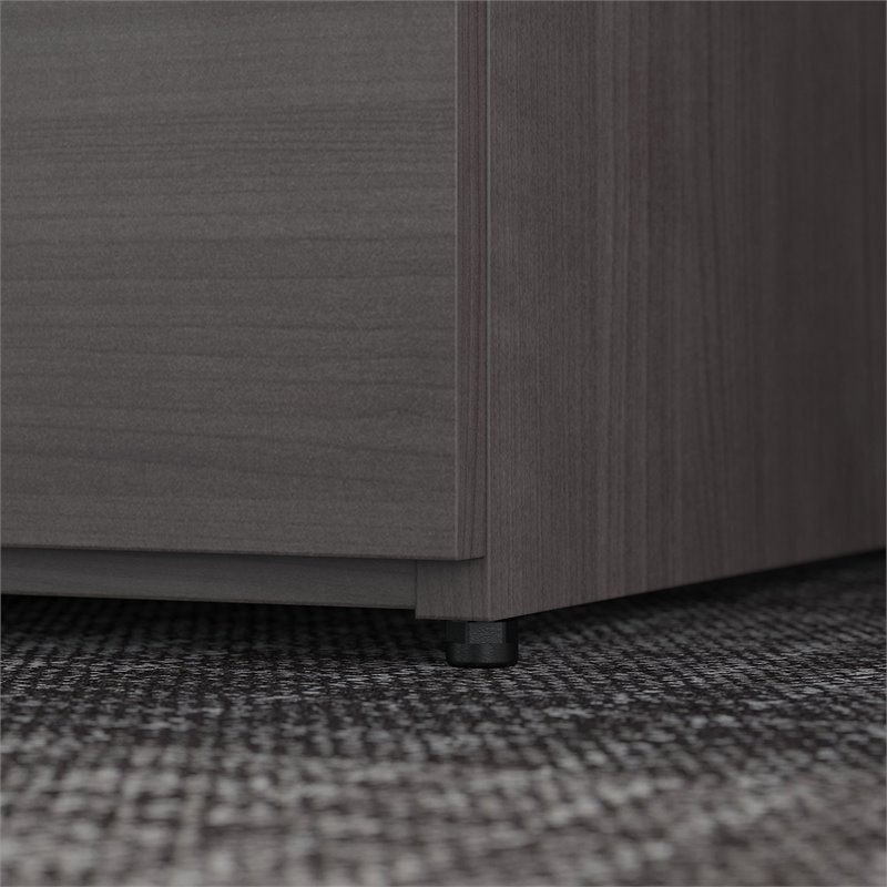 Pemberly Row 36W 2 Drawer Lateral File Cabinet in Storm Gray - Engineered Wood