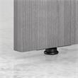 Pemberly Row L Shaped Desk with 42W Return in Platinum Gray - Engineered Wood