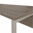 Pemberly Row 72W x 30D Computer Table Desk in Modern Hickory - Engineered Wood