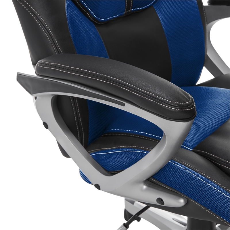 Pemberly Row Modern / Contemporary Executive Office Chair Blue