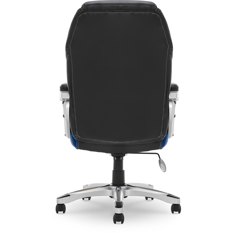 Pemberly Row Modern / Contemporary Executive Office Chair Blue