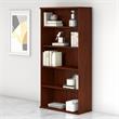 Pemberly Row 5 Shelf Bookcase in Hansen Cherry - Engineered Wood