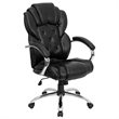 Pemberly Row High Back Transitional Style Office Chair in Black