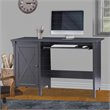 Pemberly Row Farmhouse 1-Door Wood Writing Desk in Espresso