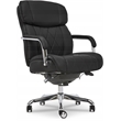Pemberly Row Contemporary Office Chair with Padded Arms Jet Black