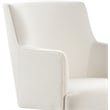 Pemberly Row Modern / Contemporary Home Office Chair Ivory Fabric