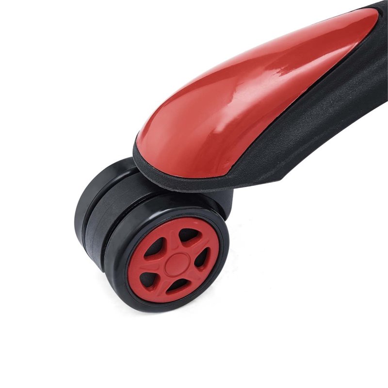 Pemberly Row Modern Mesh Fabric Gaming Computer Chair in Black/Red