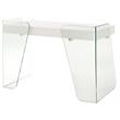 Pemberly Row Modern Archie Engineered Wood Office Desk in White