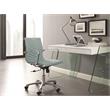 Pemberly Row Modern Archie Engineered Wood Office Desk in White