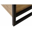 Pemberly Row Modern Wood Laminate Office Desk Fully Assembled Light Brown