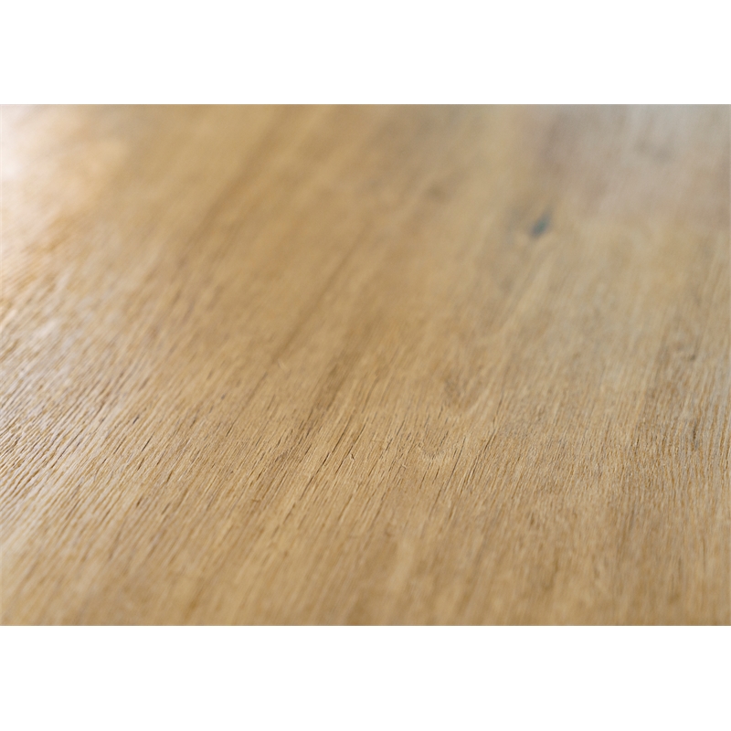 Pemberly Row Modern Wood Laminate Office Desk Fully Assembled Light Brown