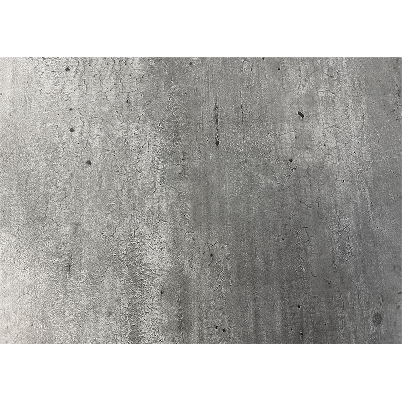 Pemberly Row Modern Wood Laminate Double Pedestal Executive Desk Concrete Gray