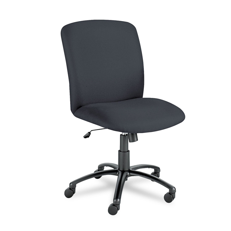 Pemberly Row Big and Tall High Back Task Office Chair in Black