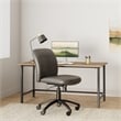 Pemberly Row Big and Tall High Back Task Office Chair in Black Vinyl