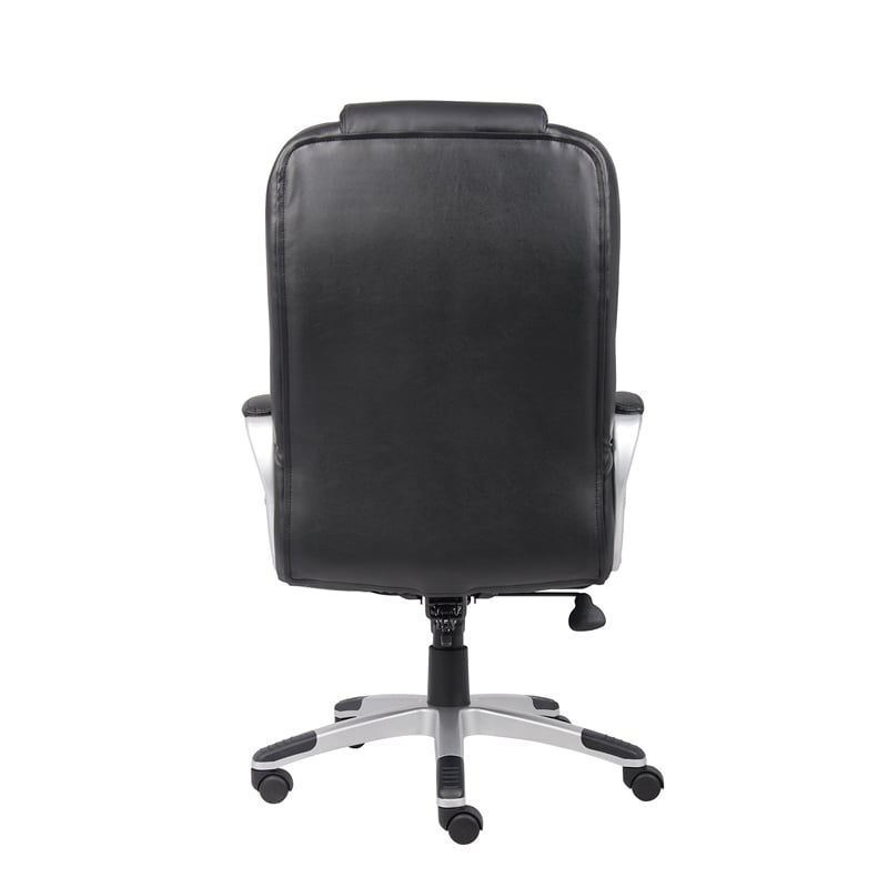 Pemberly Row Contemporary Executive Leather Arm Office Chair
