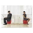 Pemberly Row Modern / Contemporary Ball Office Chair in Crimson