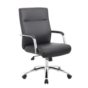 Pemberly Row Contemporary Executive Conference Chair in Black