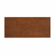 Pemberly Row 1-Drawer Mid-Century Wood Desk w/ Rounded Legs in Warm Walnut