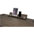 Pemberly Row Wood Writing Desk Writing Table Office Desk Gray