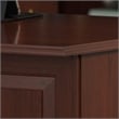 Pemberly Row L Shaped Desk 4 Pc. Set in Harvest Cherry - Engineered Wood