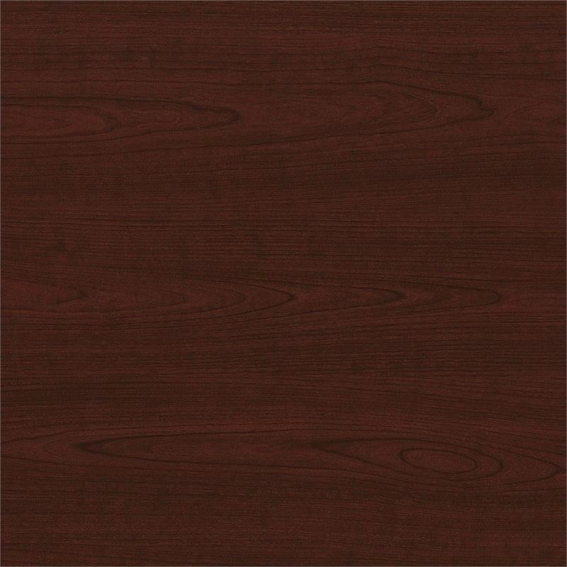 Pemberly Row L Shaped Desk 4 Pc. Set in Harvest Cherry - Engineered Wood