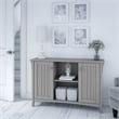Pemberly Row Contemporary Accent Storage Cabinet with Doors in Gray