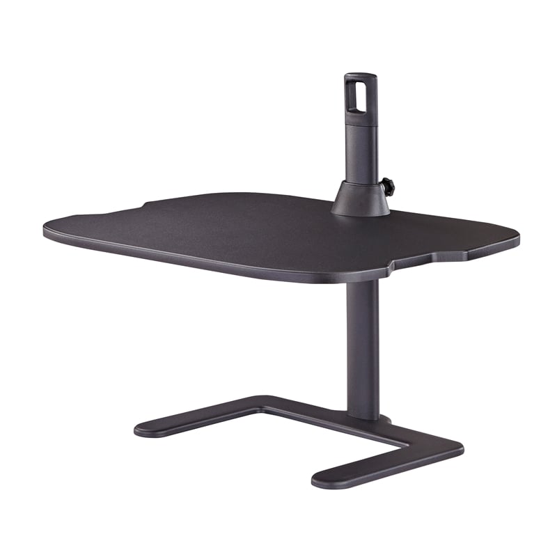 Pemberly Row Contemporary Height Adjustable Laptop Stand 2180 Black