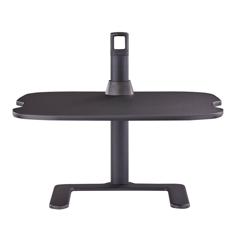 Pemberly Row Contemporary Height Adjustable Laptop Stand 2180 Black