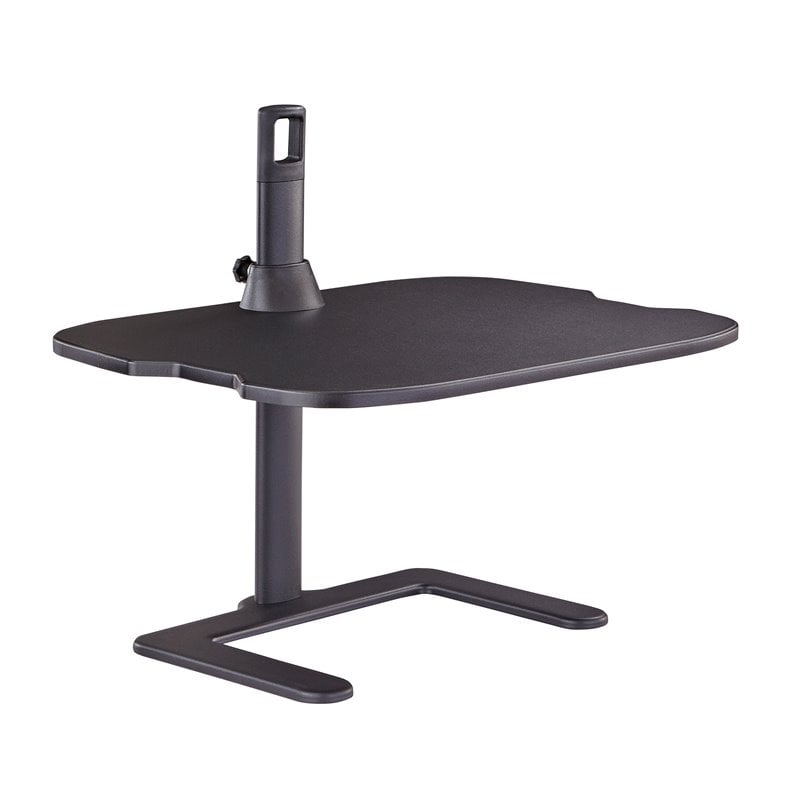 Pemberly Row Contemporary Height Adjustable Laptop Stand 2180 Black