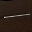 Pemberly Row 72W Wood Office Desk with Hutch in Mocha Cherry