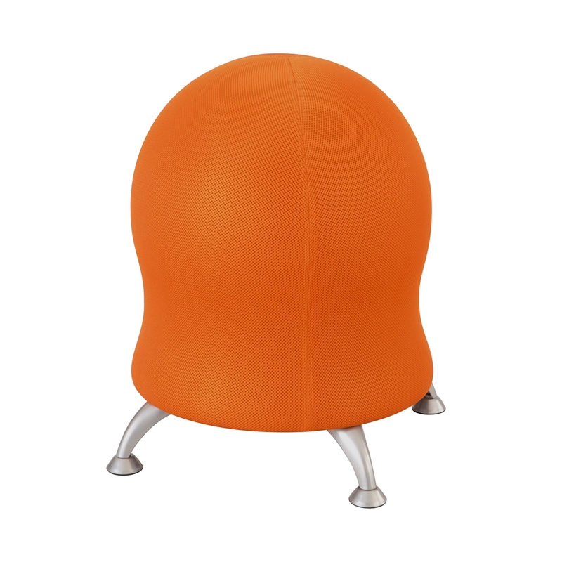 Pemberly Row Modern / Contemporary Ball Chair in Orange Finish