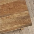 Pemberly Row Engineered Wood L-Shaped Desk in Sindoori Mango/Natural