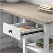 Pemberly Row 60W L Shaped Computer Desk with Lateral File Cabinet