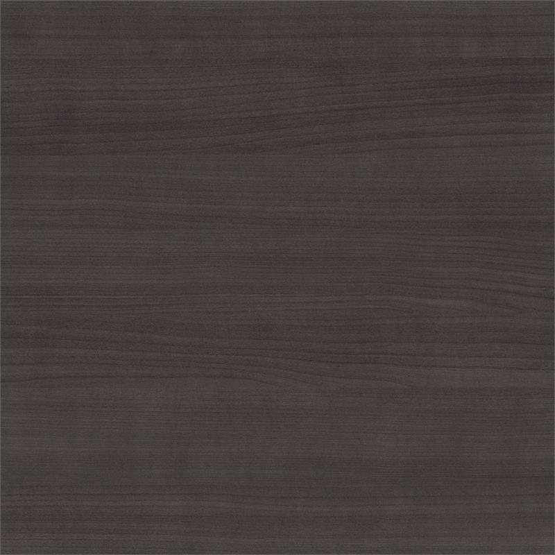 Pemberly Row 72W Office Desk w/ Drawers & Hutch in Storm Gray - Engineered Wood