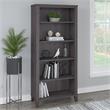Pemberly Row 5 Shelf Bookcase in Storm Gray - Engineered Wood