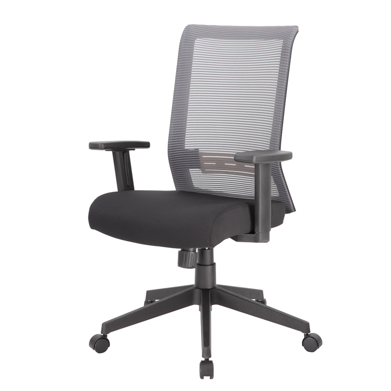 Pemberly Row Contemporary Linear Mesh Adjustable Office Desk Chair