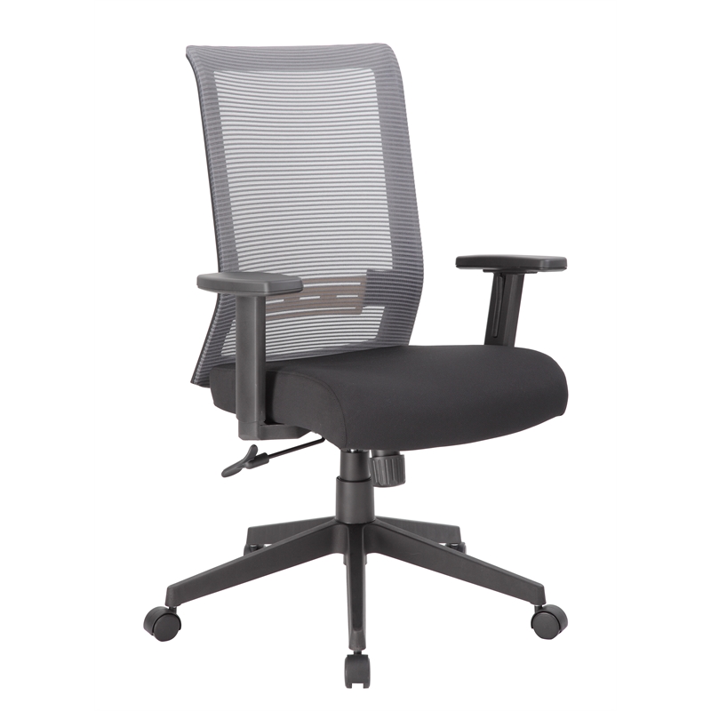 Pemberly Row Contemporary Linear Mesh Adjustable Office Desk Chair